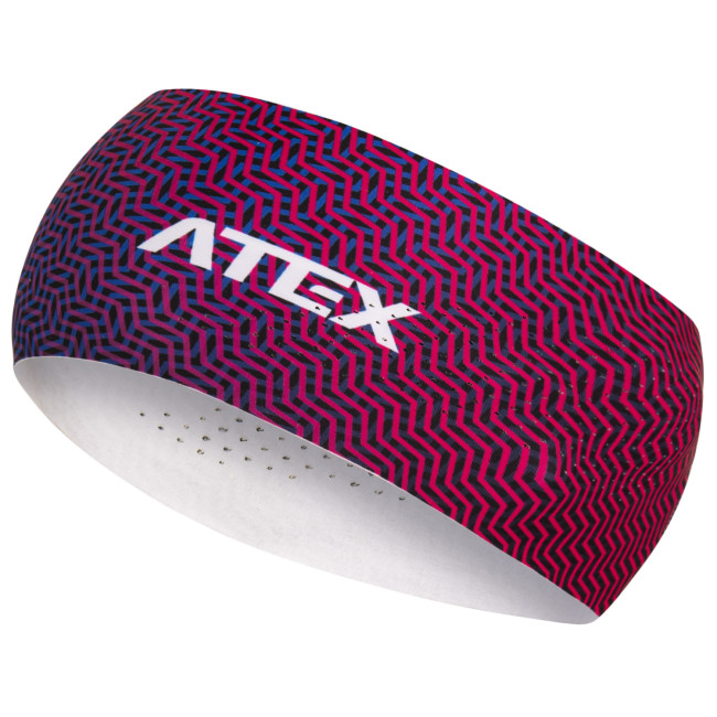 Sportovní čelenka ZIGZAG růžová