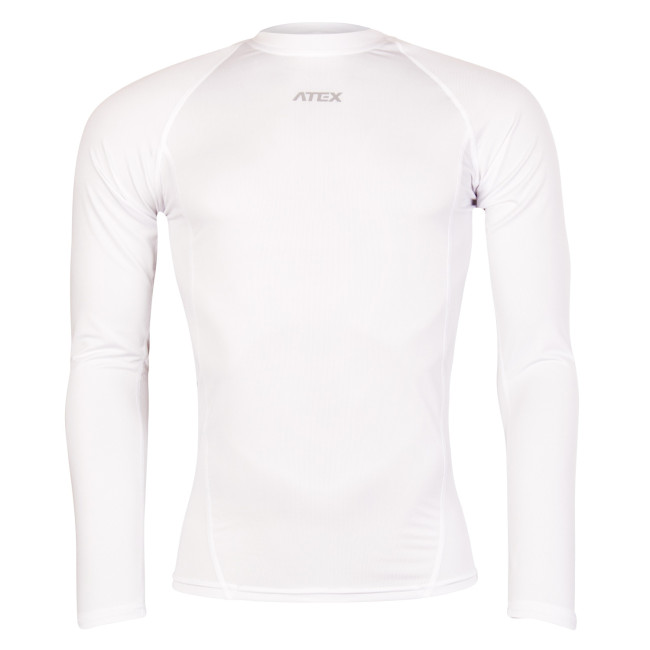 Přiléhavý dres s dlouhými rukávy KOBI bílý