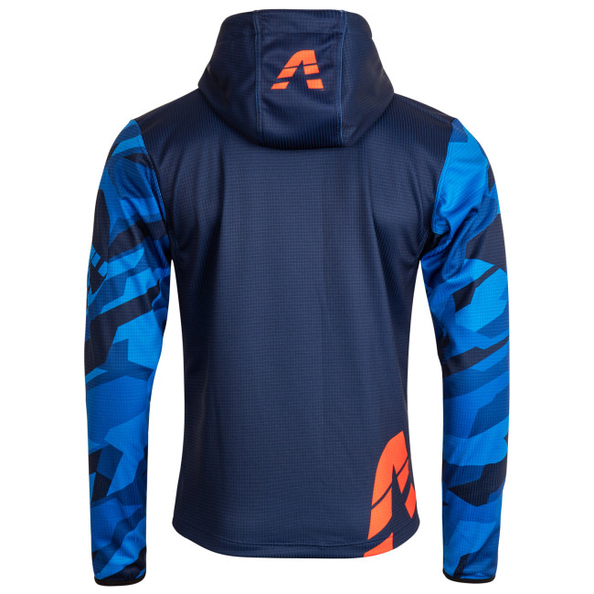 Mikina s kapucí TRAIL modrá