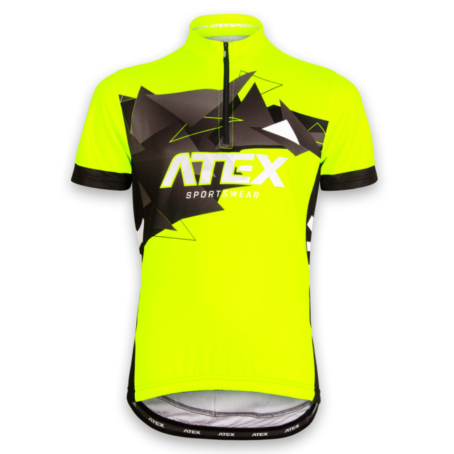 Dětský cyklo dres MIKA žlutý