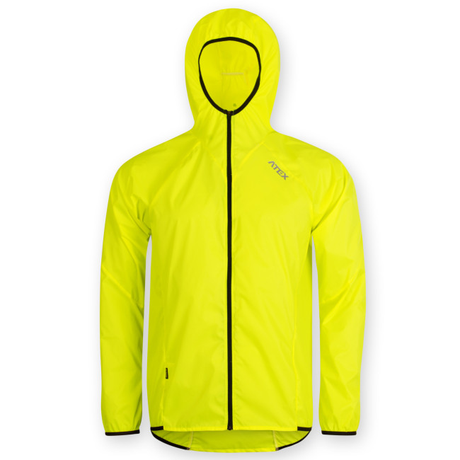 Ultralehká větrovka s kapucí SAM žlutá