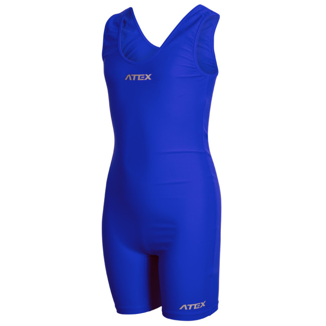 Dětský zápasnický dres WES modrý
