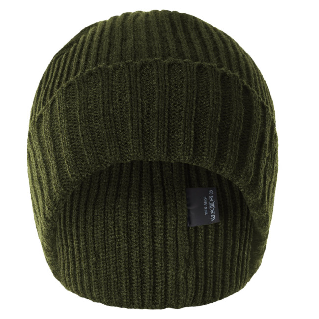 Pletená čepice BJP olivová