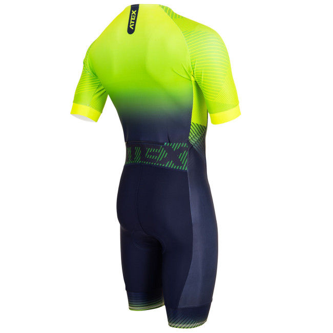 Triatlonová kombinéza s krátkými rukávy MARK zelená