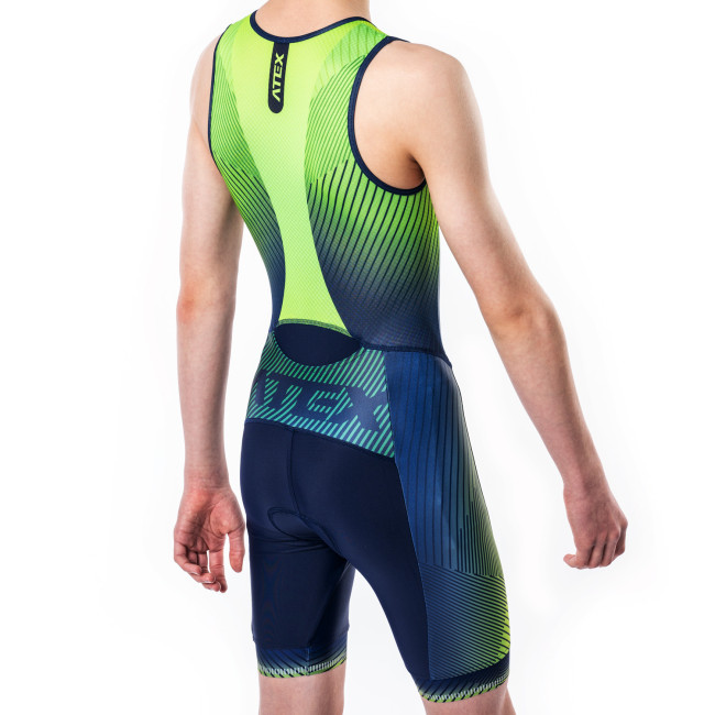 Dětská triatlonová kombinéza MARK zelená