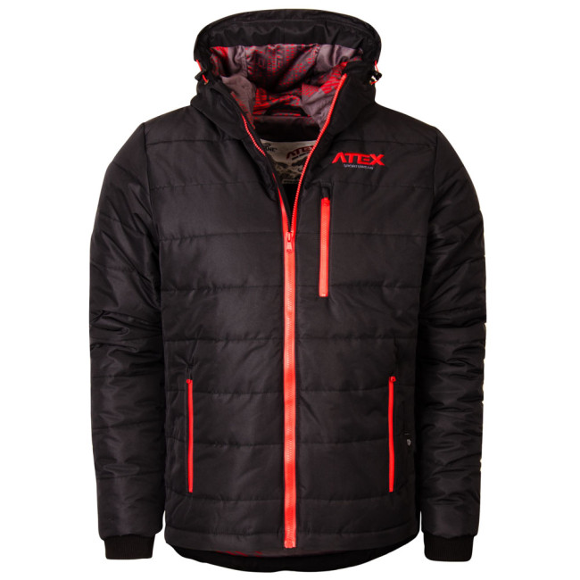 Zimní bunda POLARIS s červenými zipy