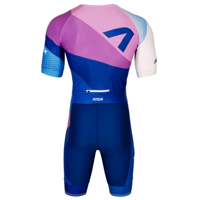 Triatlonová kombinéza s krátkými rukávy REVOLT