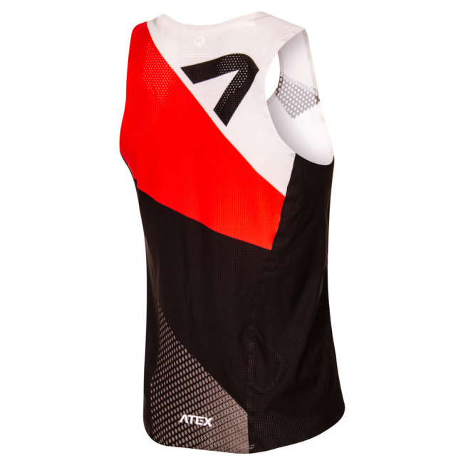 Dres bez rukávů REVOLT RED lepený