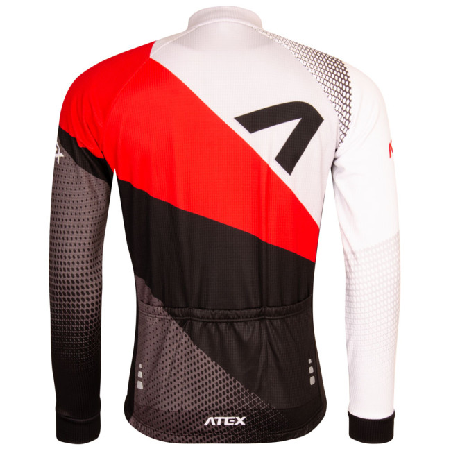 Cyklo dres s dlouhými rukávy REVOLT RED