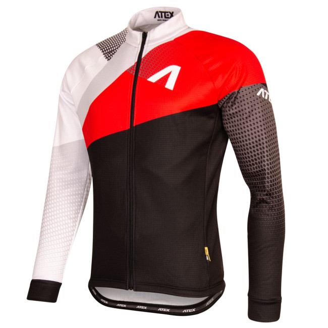 Cyklo dres s dlouhými rukávy REVOLT RED