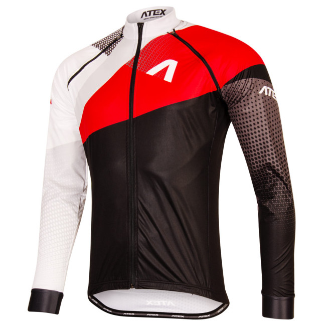 Cyklo dres s odepínacími rukávy REVOLT RED