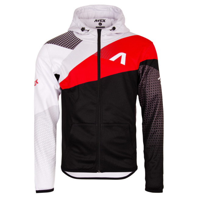 Mikina s kapucí REVOLT RED